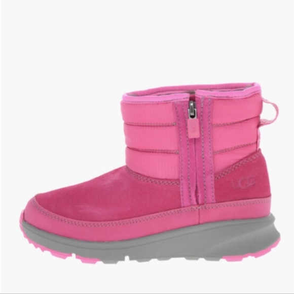 Ugg big kid SUEDE AND FABRIC TRUCKEE WEATHER SNOW BOOTS new - Picture 6 of 9